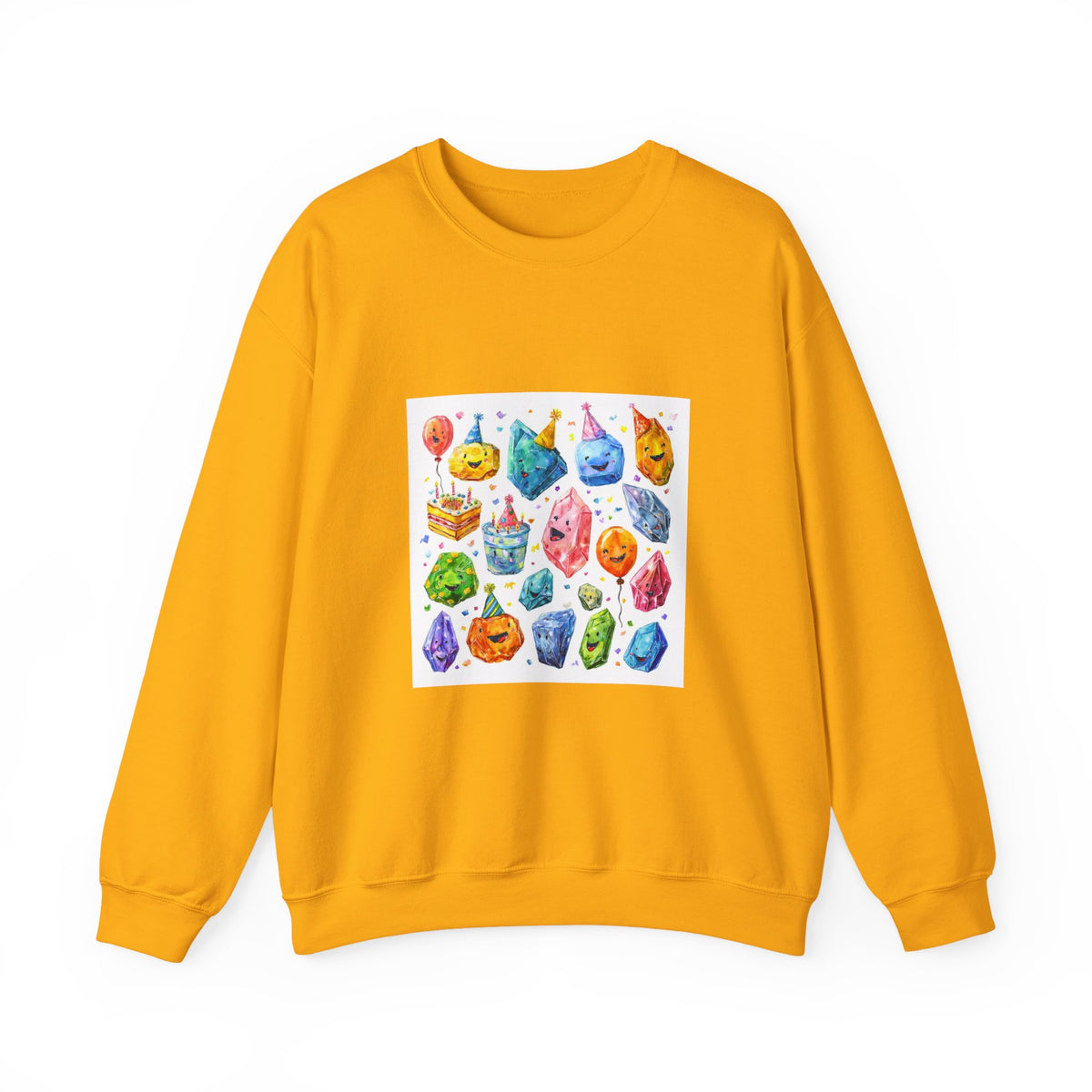 Crystal Birthday Party Crewneck | Earth Tones & Brights