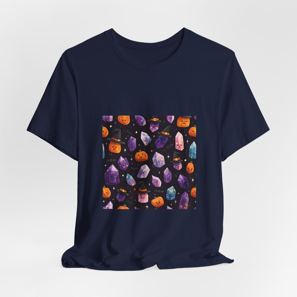 Halloween Crystal Party T-Shirt | Royal, Navy & Purple