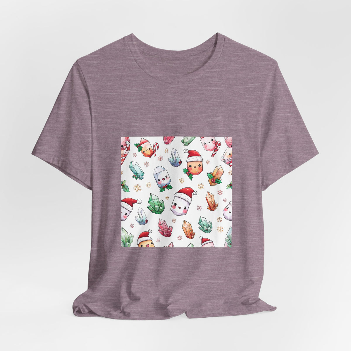 Pastel Christmas Crystal Friends T-Shirt | Royal, Navy & Purple