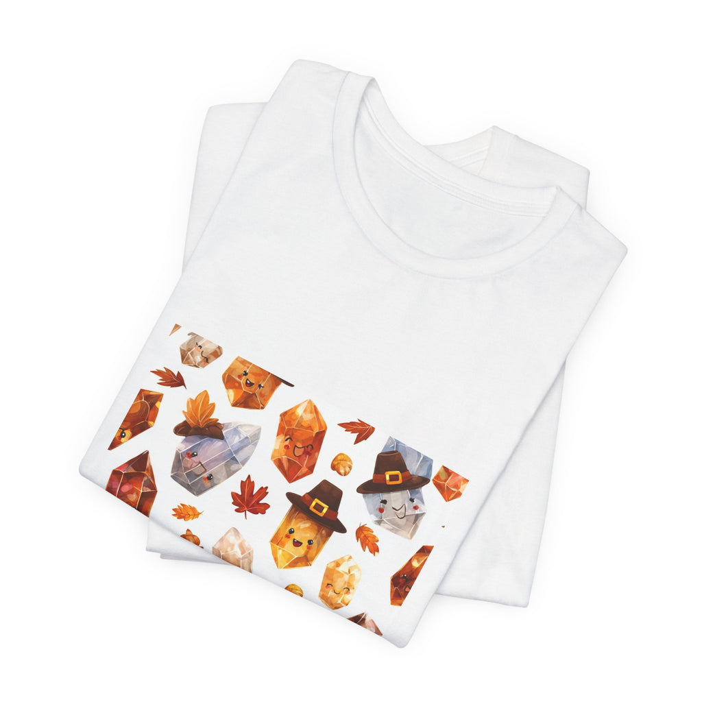 Thanksgiving Crystal Harvest T-Shirt | Light Neutrals