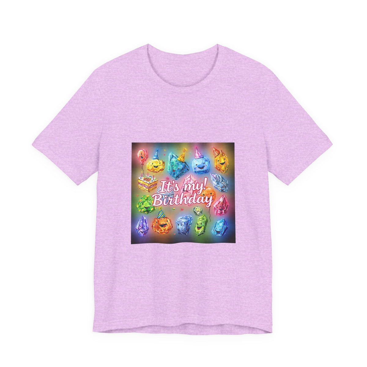 It's My Birthday Crystal Party T-Shirt | Pinks & Orchid