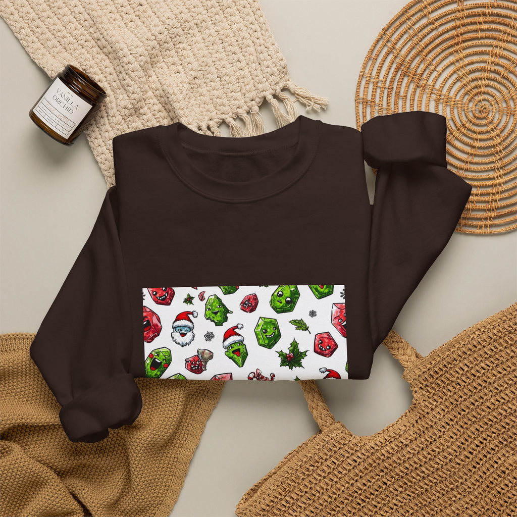 Christmas Crystal Cheer Crewneck | Earth Tones & Brights