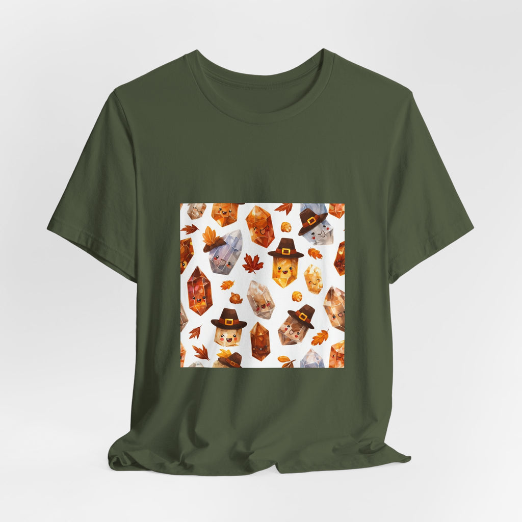 Thanksgiving Crystal Harvest T-Shirt | Greens