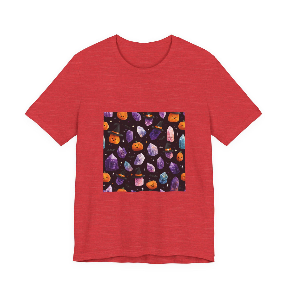 Halloween Crystal Party T-Shirt | Dark Neutrals & Reds