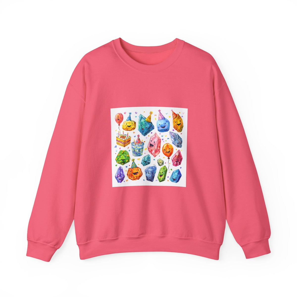 Crystal Birthday Party Crewneck | Blues, Purples & Pinks