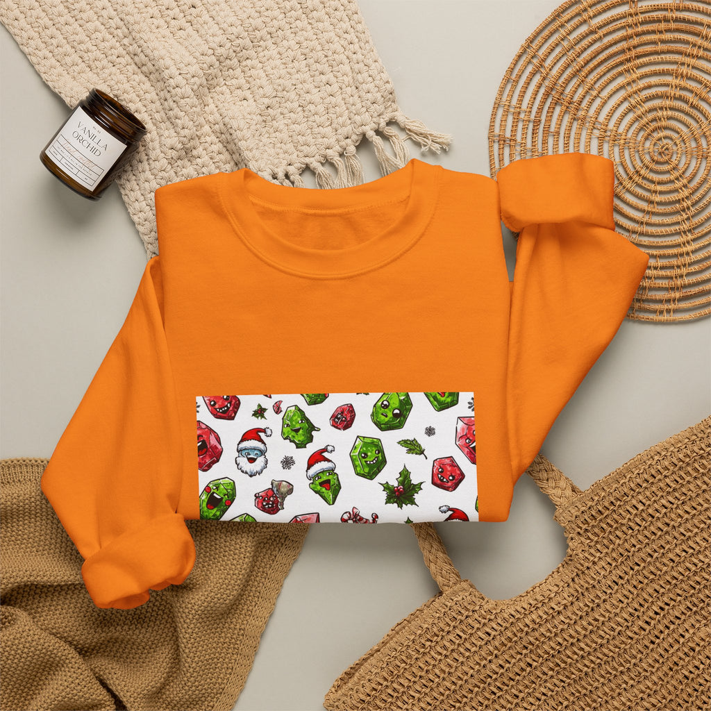 Christmas Crystal Cheer Crewneck | Earth Tones & Brights