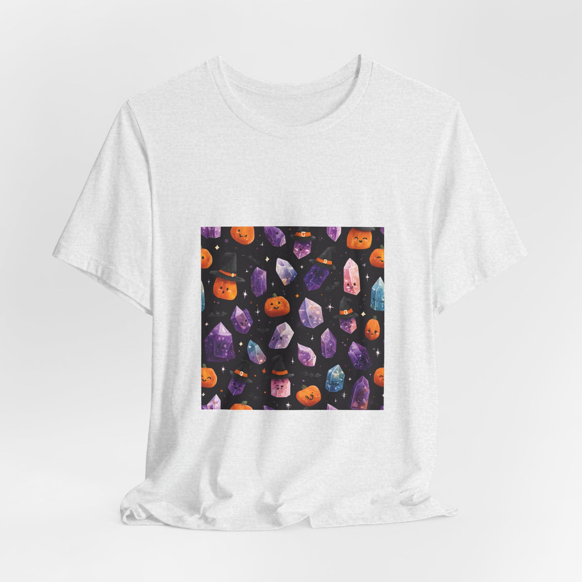 Halloween Crystal Party T-Shirt | Light Neutrals
