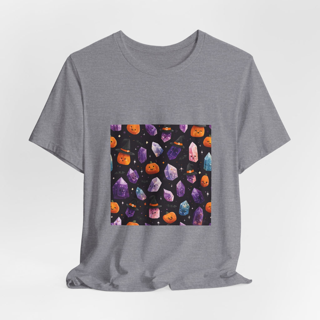 Halloween Crystal Party T-Shirt | Light Neutrals