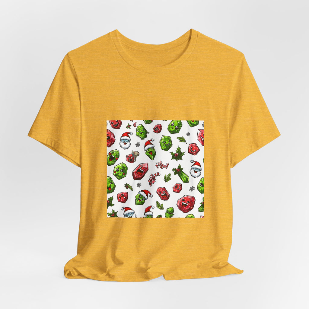 Christmas Crystal Cheer T-Shirt | Golds, Mints & Teal