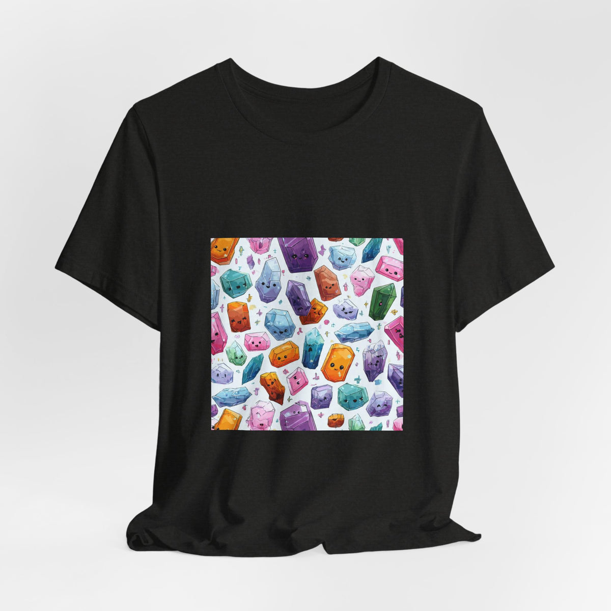 Pastel Crystal Friends T-Shirt | Dark Neutrals & Reds