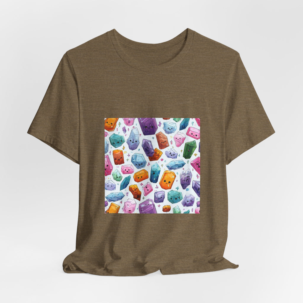 Pastel Crystal Friends T-Shirt | Greens