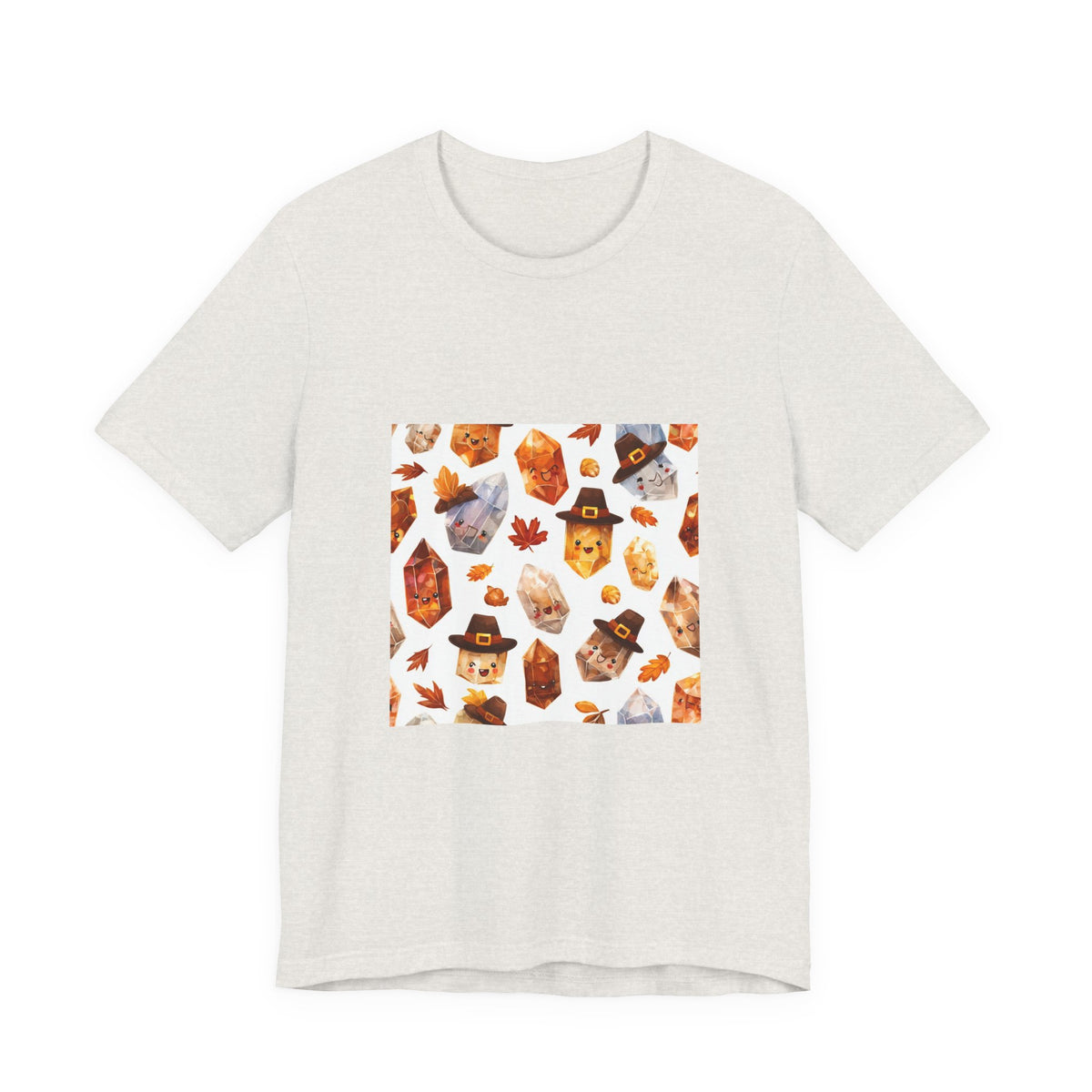 Thanksgiving Crystal Harvest T-Shirt | Sandy Neutrals & Oranges