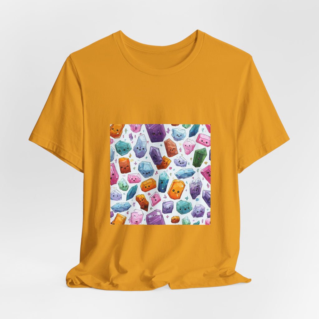 Pastel Crystal Friends T-Shirt | Golds, Mints & Teal