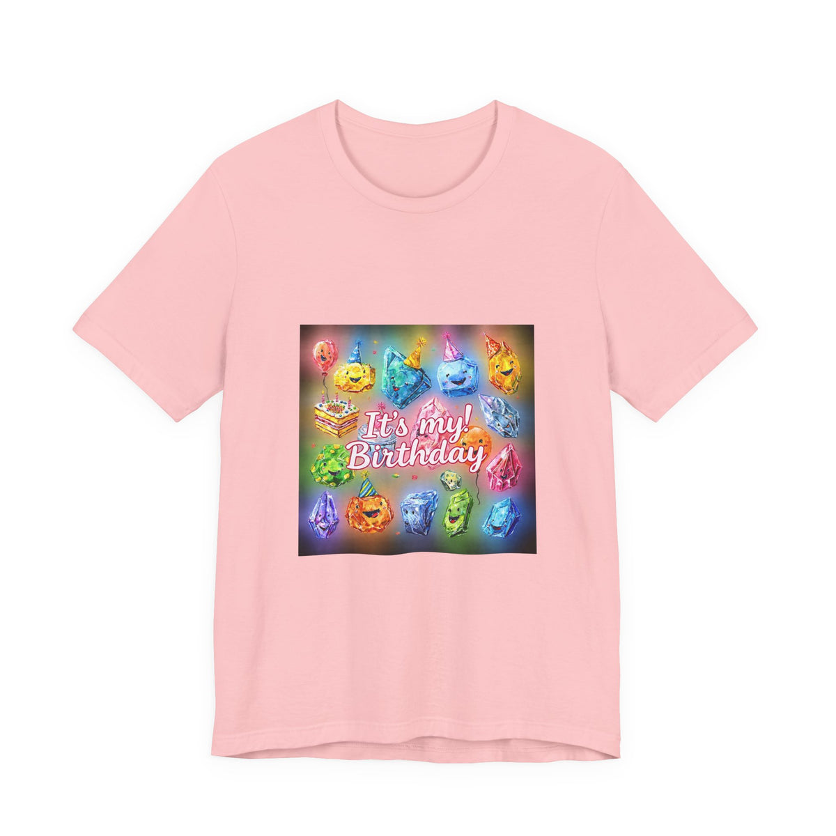 It's My Birthday Crystal Party T-Shirt | Pinks & Orchid