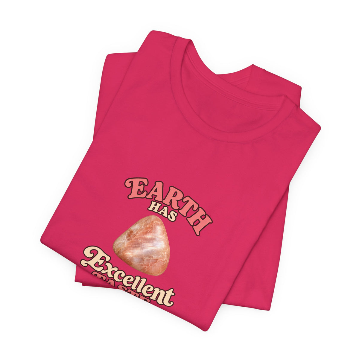 Earth Has Excellent Taste — Peach Moonstone Tee | Pinks & Orchid