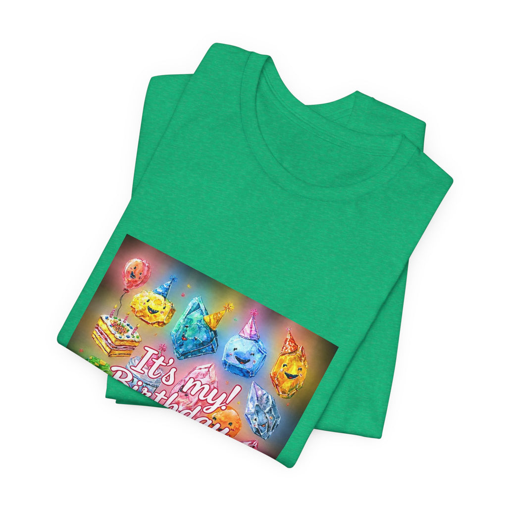 It's My Birthday Crystal Party T-Shirt | Greens