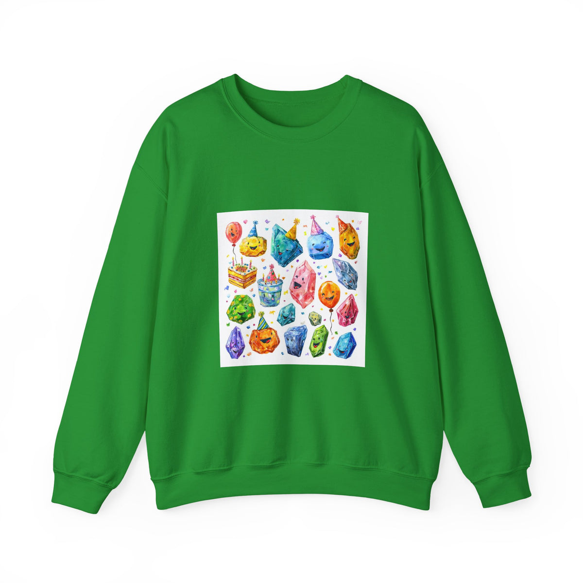 Crystal Birthday Party Crewneck | Earth Tones & Brights