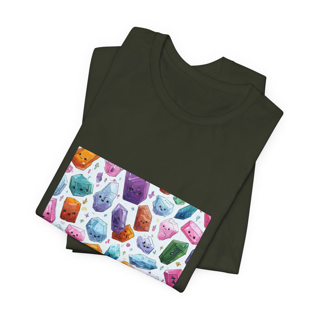 Pastel Crystal Friends T-Shirt | Greens