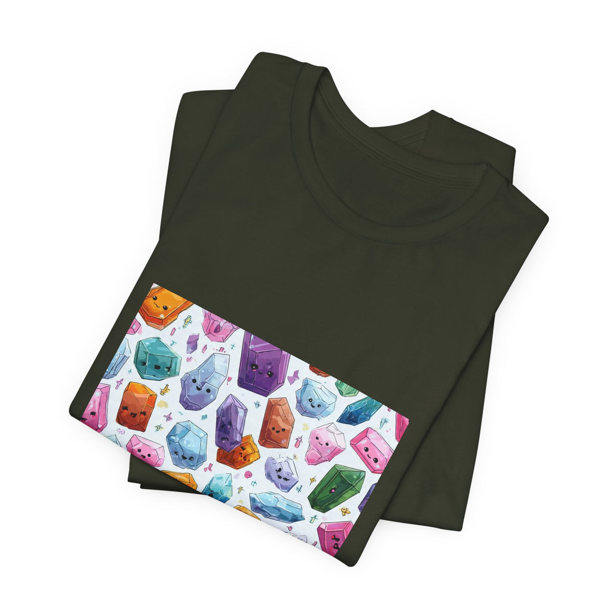 Pastel Crystal Friends T-Shirt | Greens