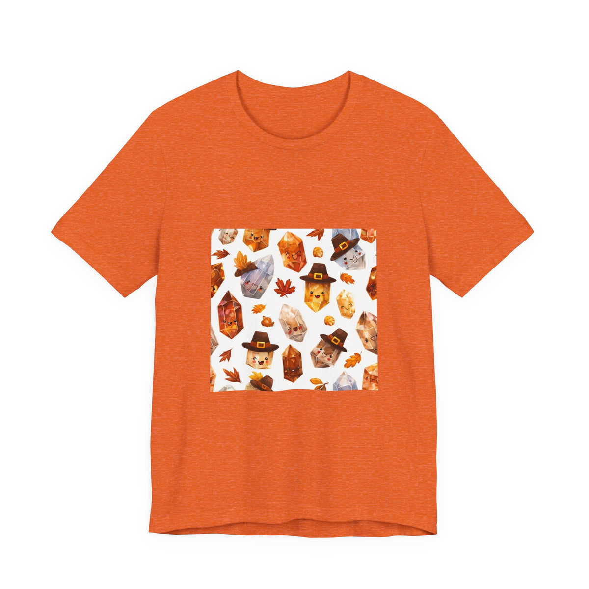 Thanksgiving Crystal Harvest T-Shirt | Peach & Sunset