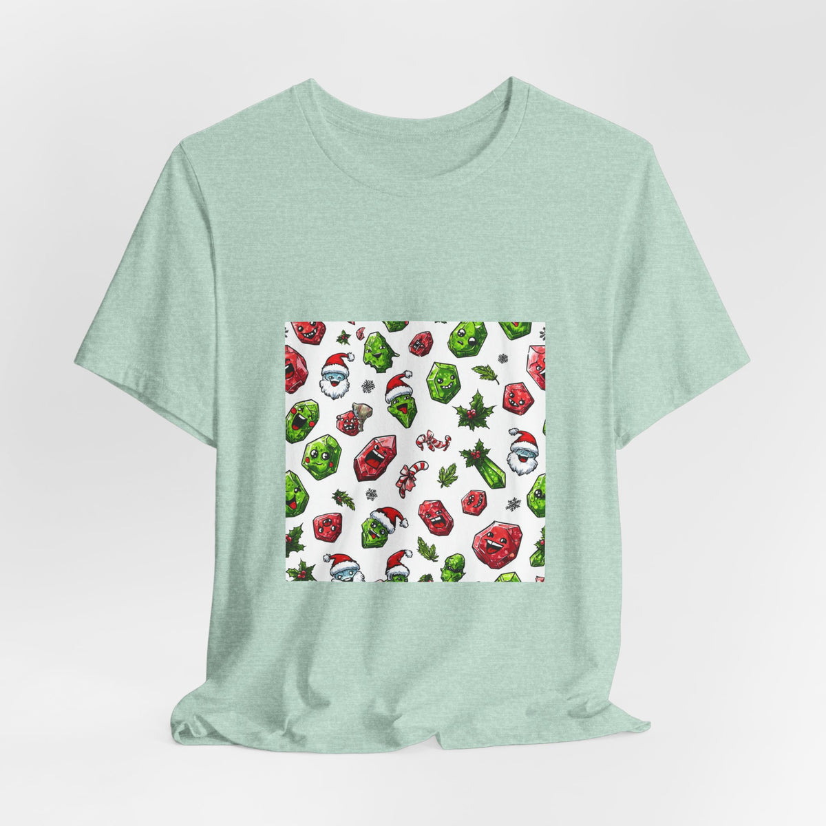 Christmas Crystal Cheer T-Shirt | Golds, Mints & Teal