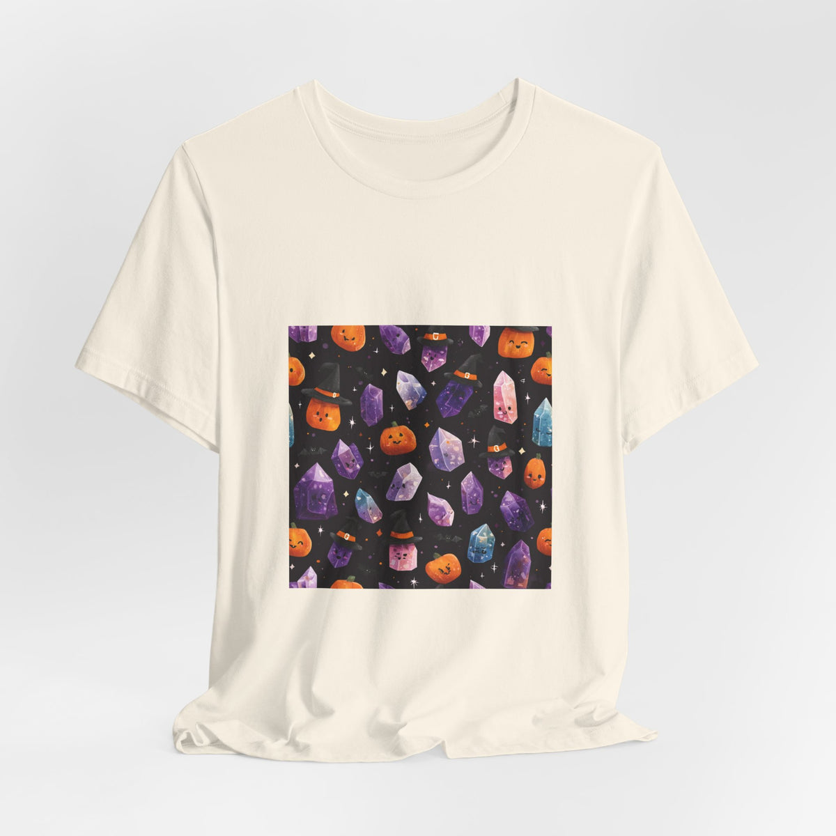 Halloween Crystal Party T-Shirt | Sandy Neutrals & Oranges
