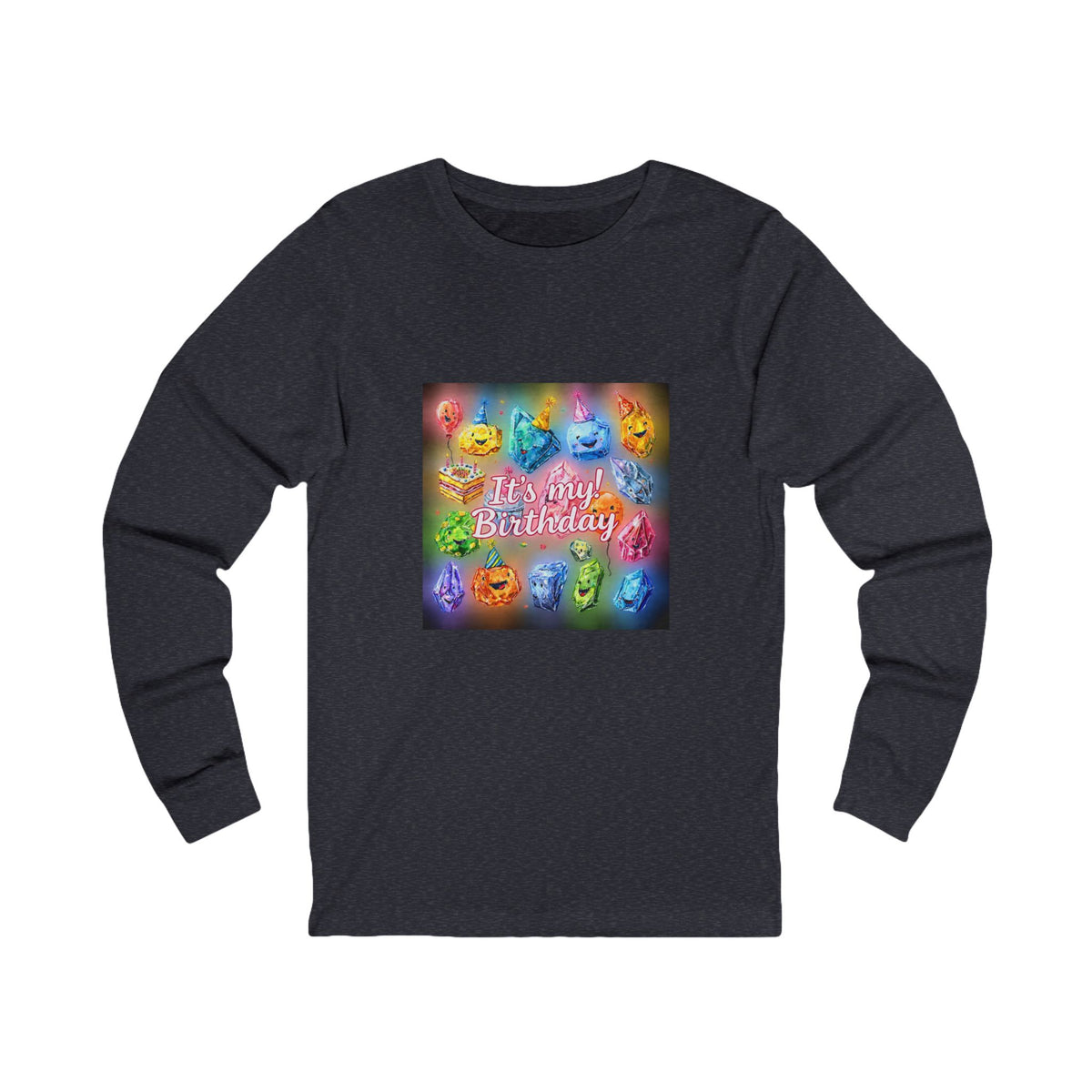 It's My Birthday Crystal Party Long Sleeve T-Shirt