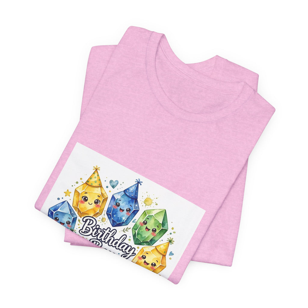 Birthday Boy Crystal Party T-Shirt | Pinks & Orchid