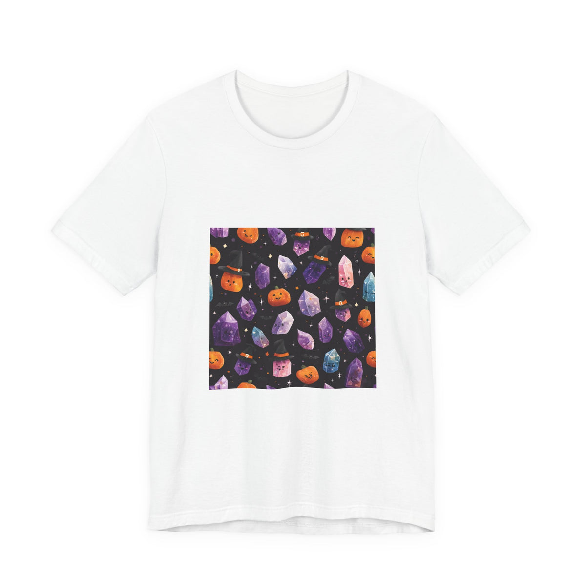 Halloween Crystal Party T-Shirt | Light Neutrals