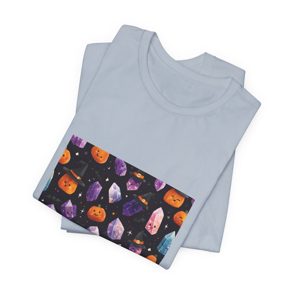 Halloween Crystal Party T-Shirt | Soft Blues