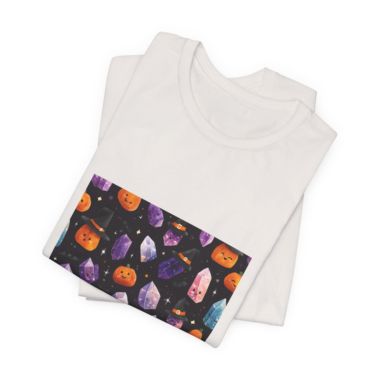 Halloween Crystal Party T-Shirt | Light Neutrals