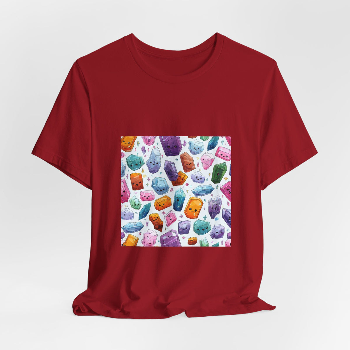Pastel Crystal Friends T-Shirt | Dark Neutrals & Reds