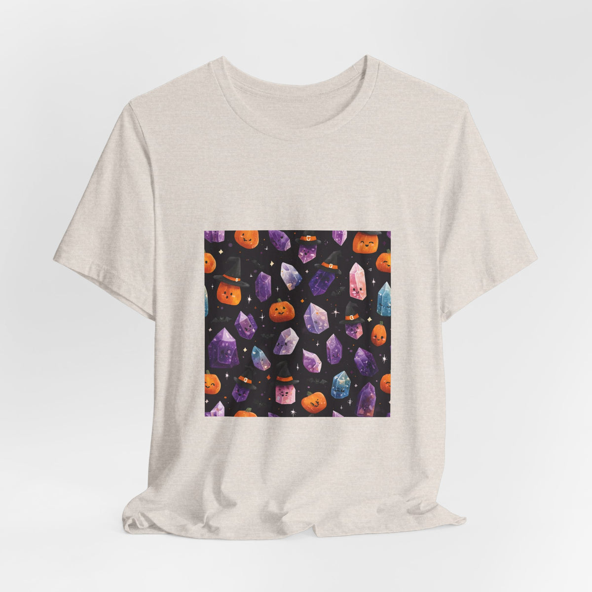 Halloween Crystal Party T-Shirt | Sandy Neutrals & Oranges