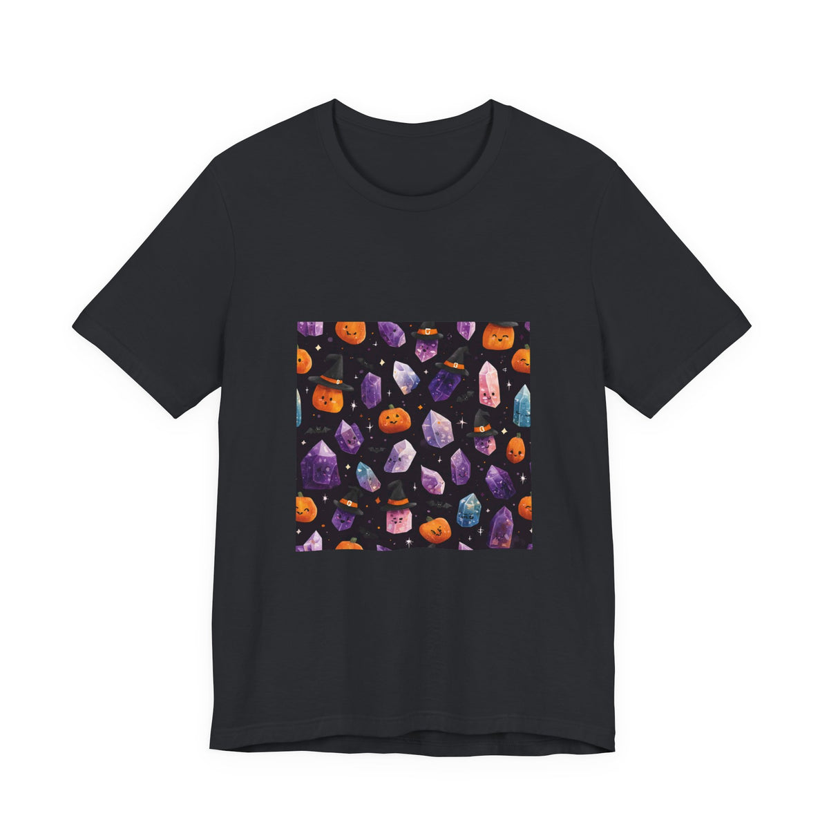 Halloween Crystal Party T-Shirt | Dark Neutrals & Reds