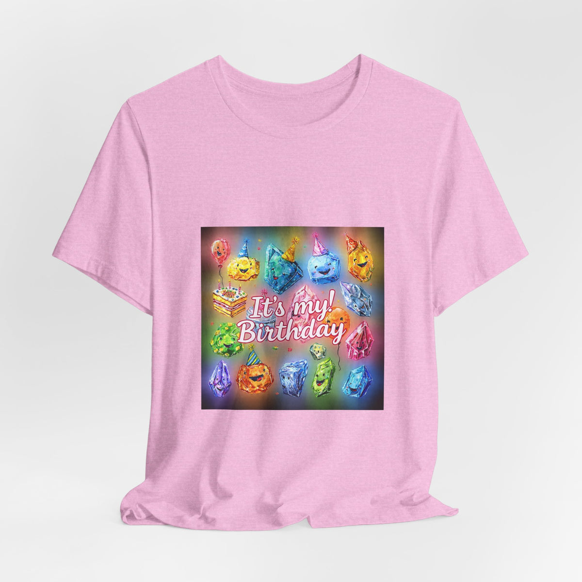 It's My Birthday Crystal Party T-Shirt | Pinks & Orchid