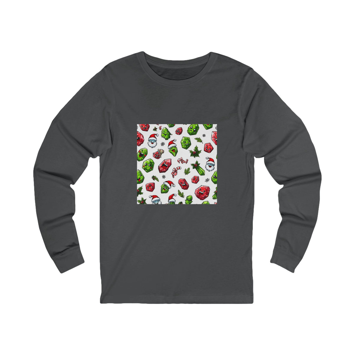 Christmas Crystal Cheer Long Sleeve T-Shirt