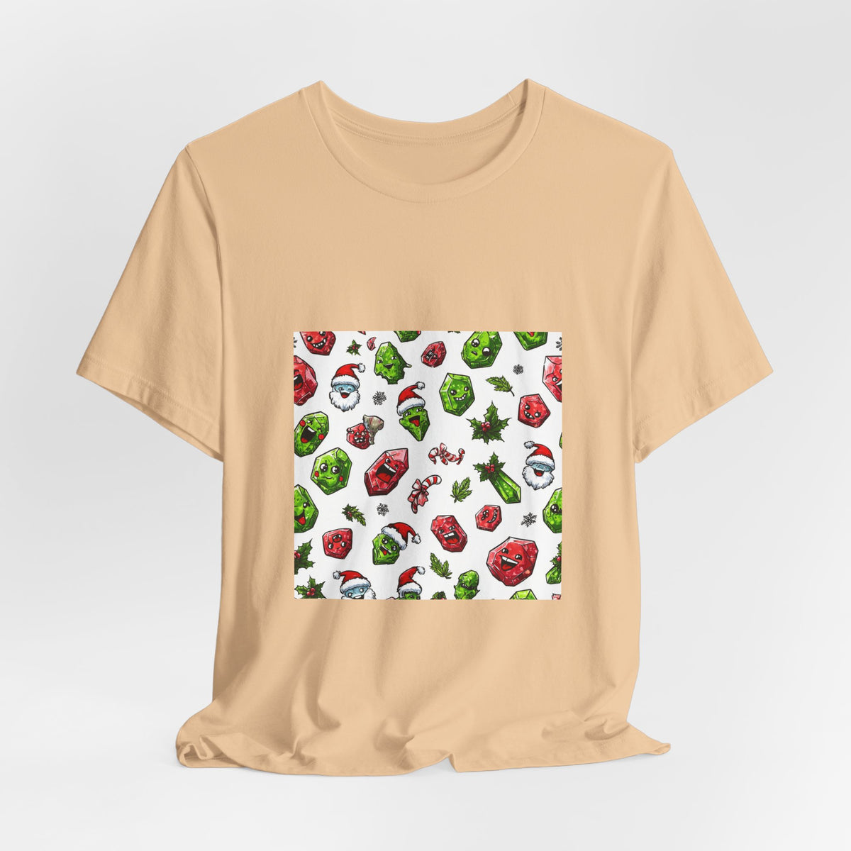 Christmas Crystal Cheer T-Shirt | Sandy Neutrals & Oranges