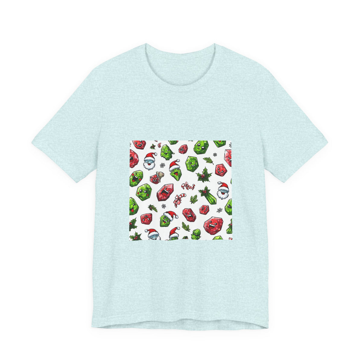 Christmas Crystal Cheer T-Shirt | Soft Blues