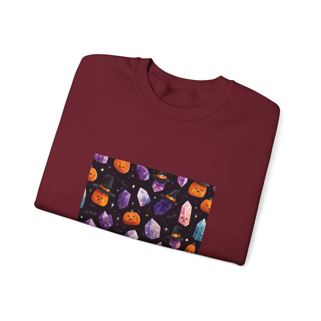 Halloween Crystal Party Crewneck | Earth Tones & Brights