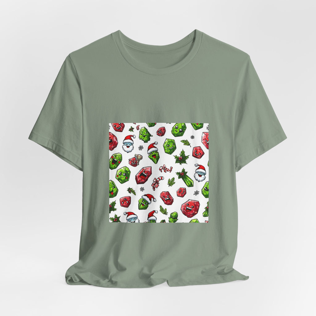 Christmas Crystal Cheer T-Shirt | Golds, Mints & Teal