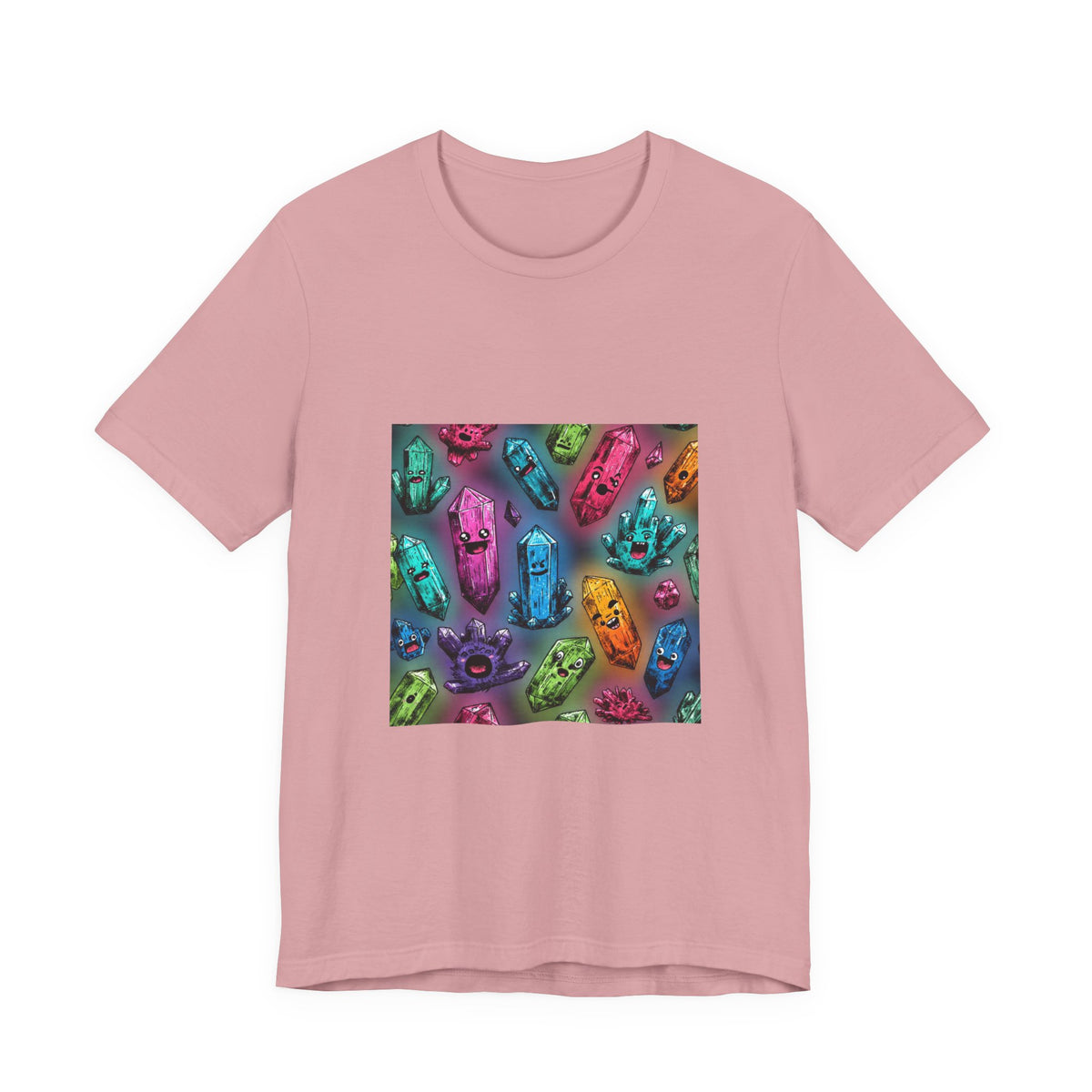 Colorful Crystal Characters T-Shirt | Pinks & Orchid