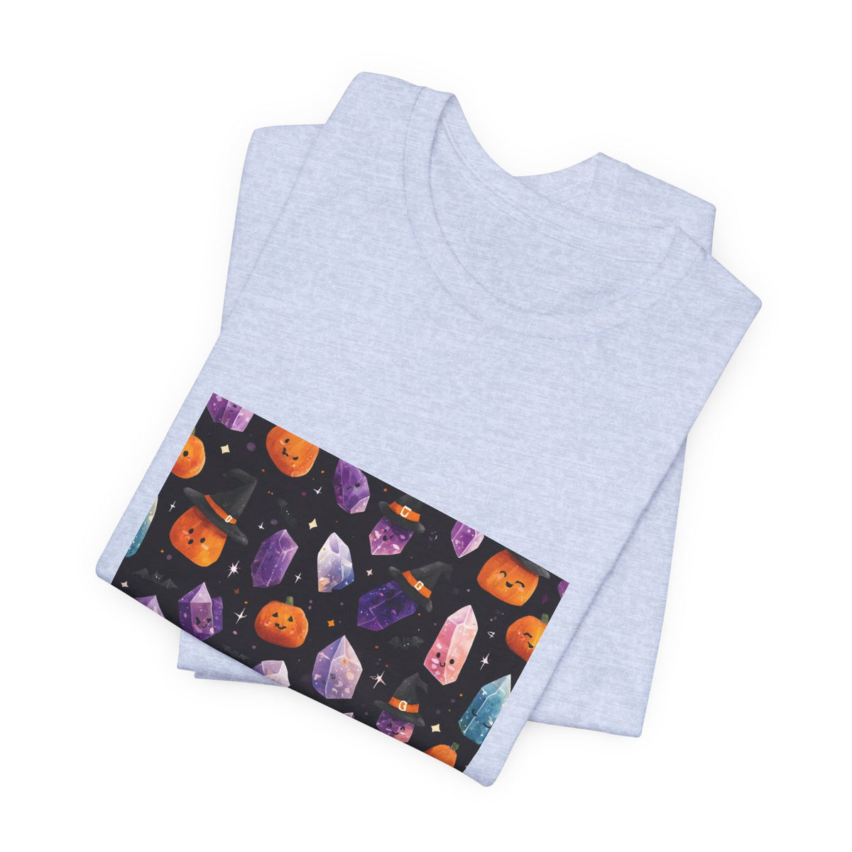 Halloween Crystal Party T-Shirt | Soft Blues