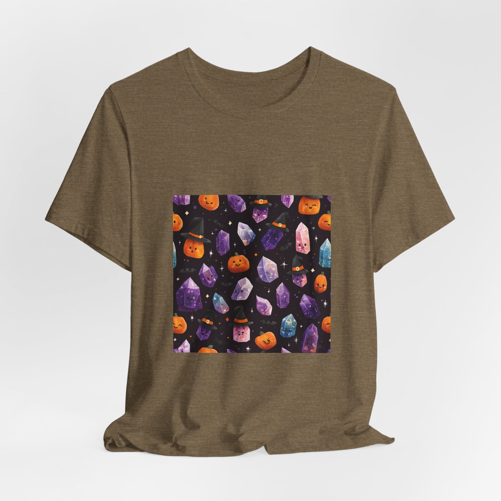 Halloween Crystal Party T-Shirt | Greens