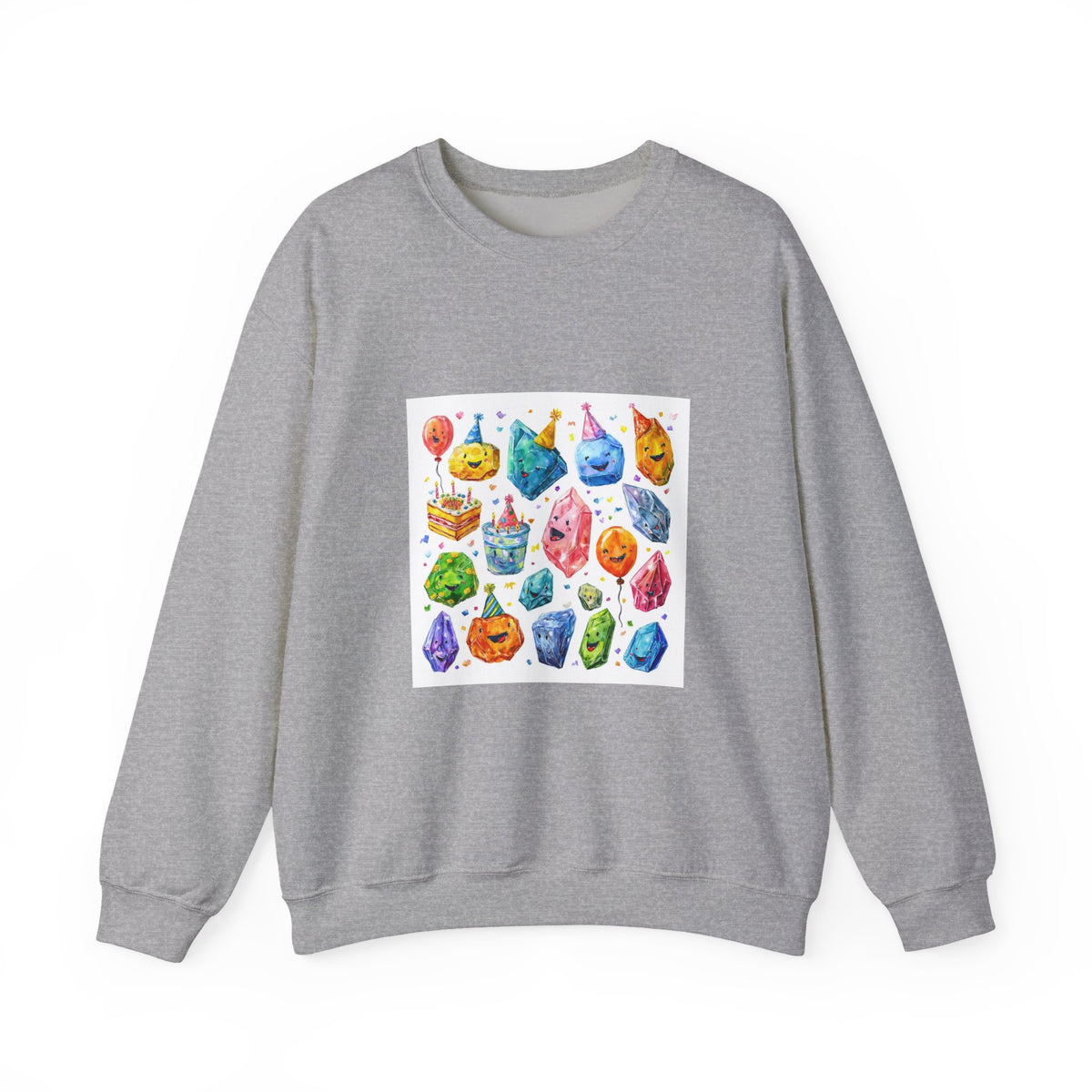Crystal Birthday Party Crewneck | Neutrals & Reds