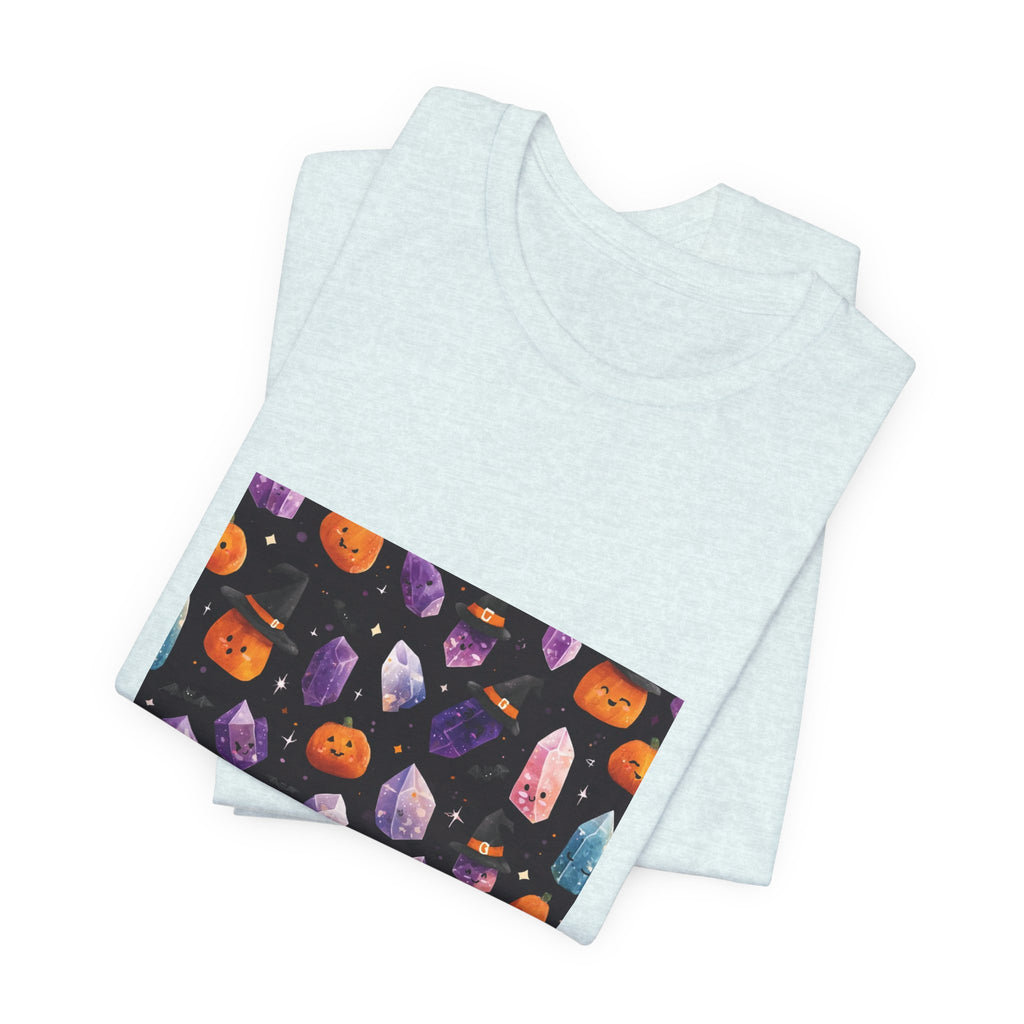 Halloween Crystal Party T-Shirt | Soft Blues