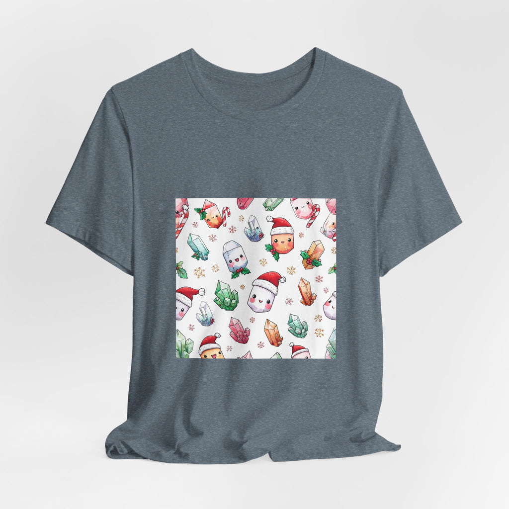Pastel Christmas Crystal Friends T-Shirt | Forest & Ocean