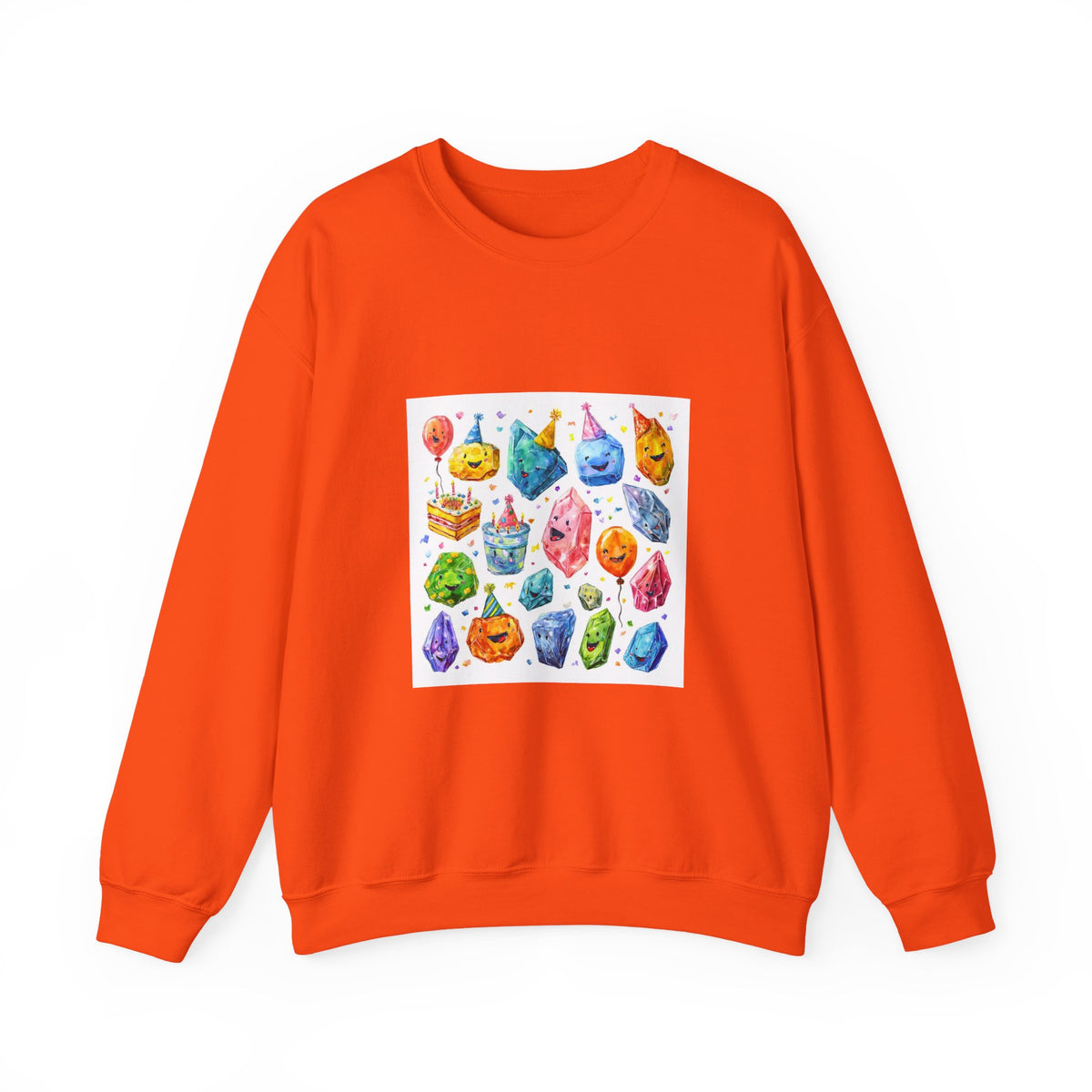 Crystal Birthday Party Crewneck | Earth Tones & Brights