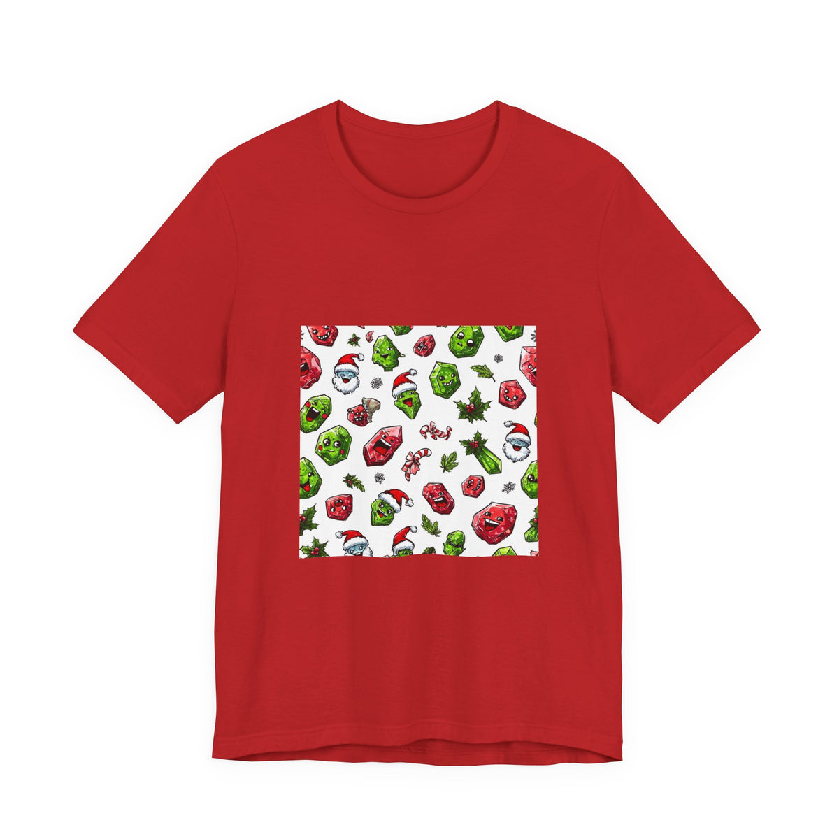 Christmas Crystal Cheer T-Shirt | Dark Neutrals & Reds
