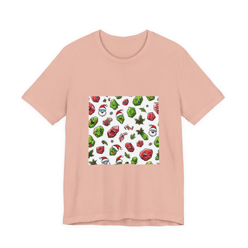 Christmas Crystal Cheer T-Shirt | Peach & Sunset