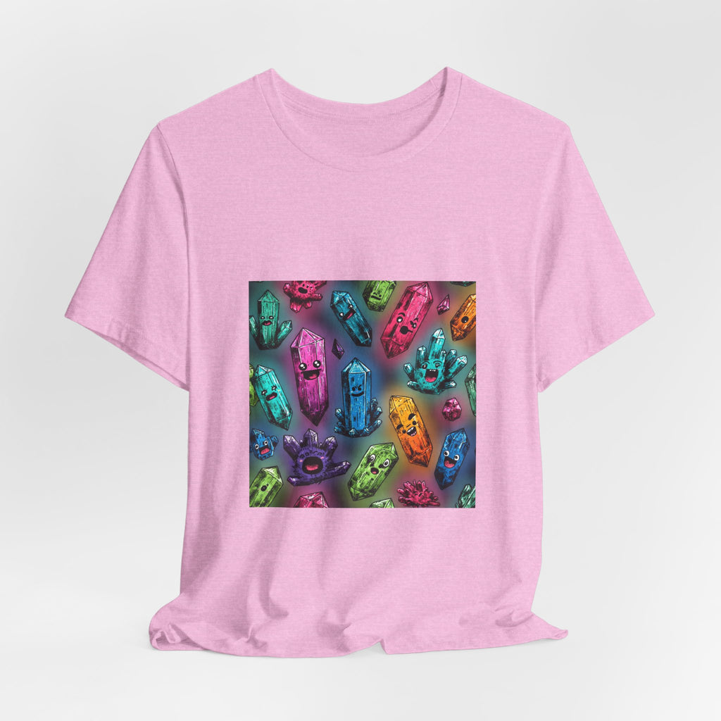 Colorful Crystal Characters T-Shirt | Pinks & Orchid